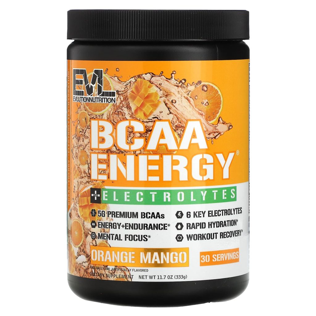EVLution Nutrition BCAA Energy(BCAA+電解質)オレンジマンゴー 333g