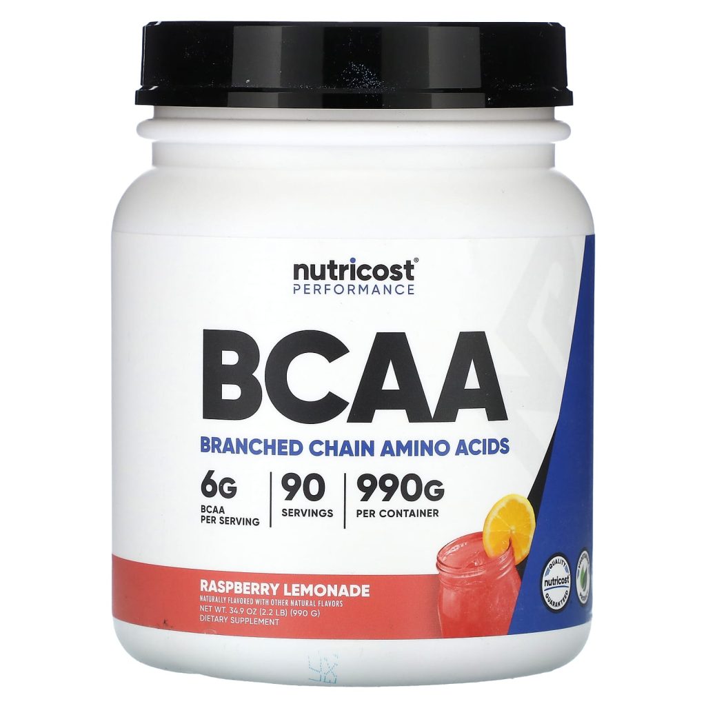 Nutricost Performance BCAA ラズベリーレモネード 990g