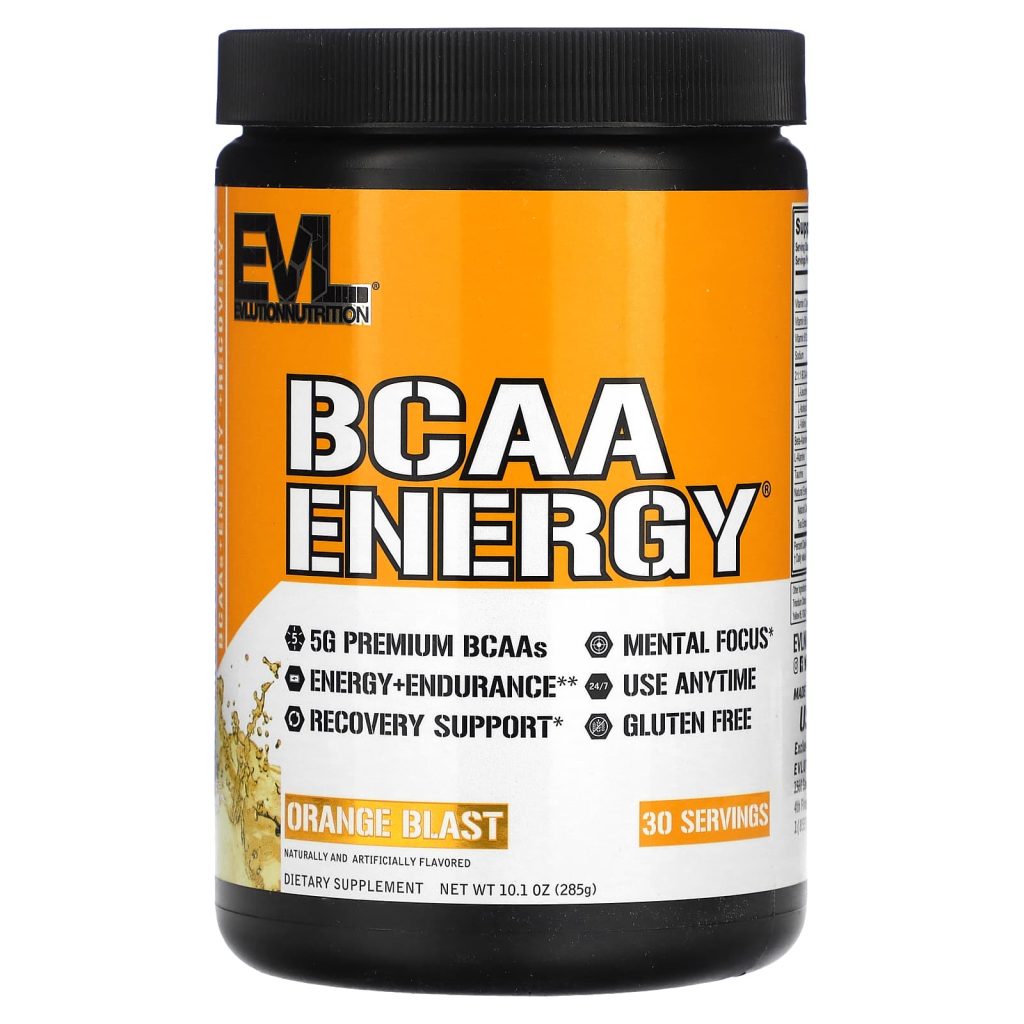 EVLution Nutrition BCAA Energy® オレンジブラスト 285g